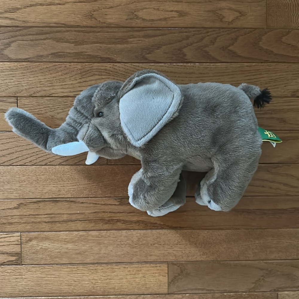 🐘 WILD REPUBLIC Gray Elephant Stuffed Animal stuffie kids toy - Picture 2 of 9